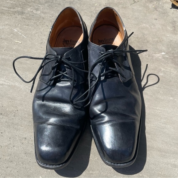 [10] John Fluvog Men’s Rare Vintage Black Dress Shoes Completely Refurbished - Picture 5 of 12